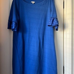 Loft Blue Bell Sleeve Dress